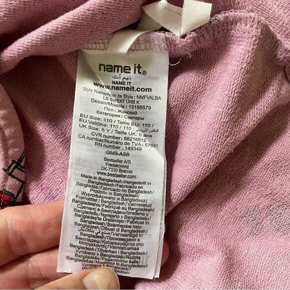 Name It Little Girls Schnauzer Sweater Cotton Size 5-6 - Picture 5 of 6